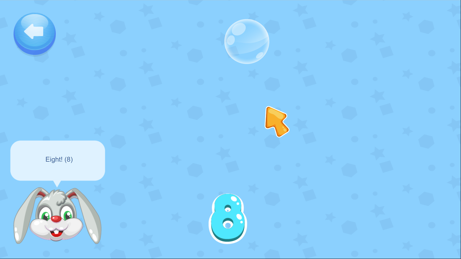 Rabbitta Game Counting Bubbles Screen Screenshot.