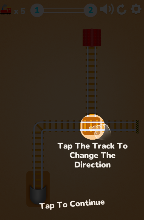 Rail Maze Puzzle Game How To Play Screenshot.
