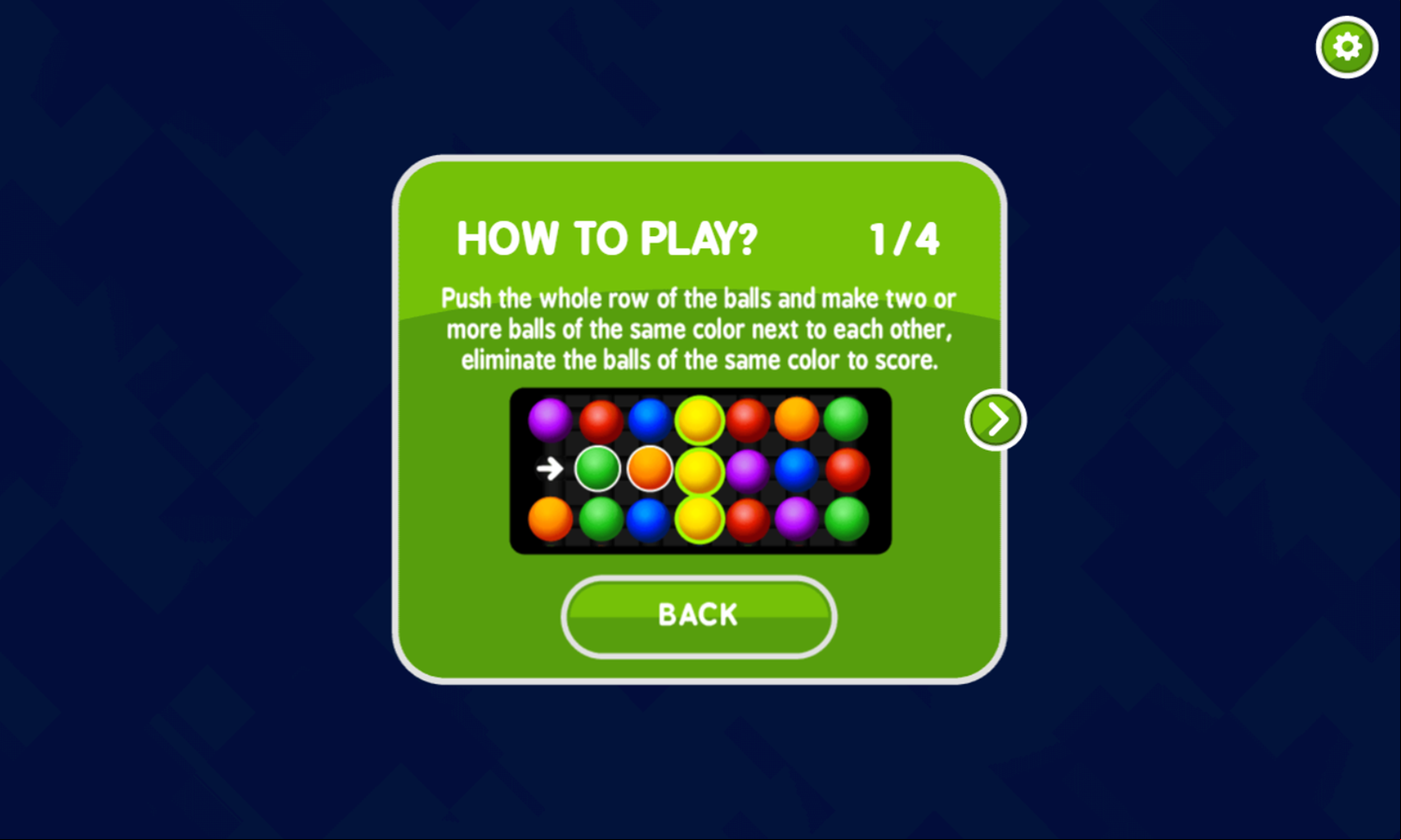 Rainbow Bead Game How To Play Screenshot.