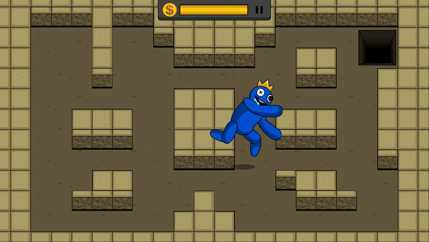 Rainbow Friends Survival Game Level Complete Screenshot.