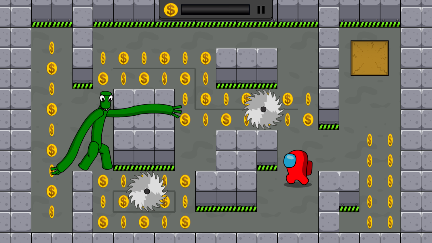 Rainbow Friends Survival Game Level Progress Screenshot.