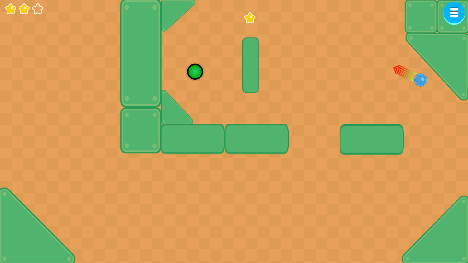 Reach The Goal Game Level Play Screenshot.