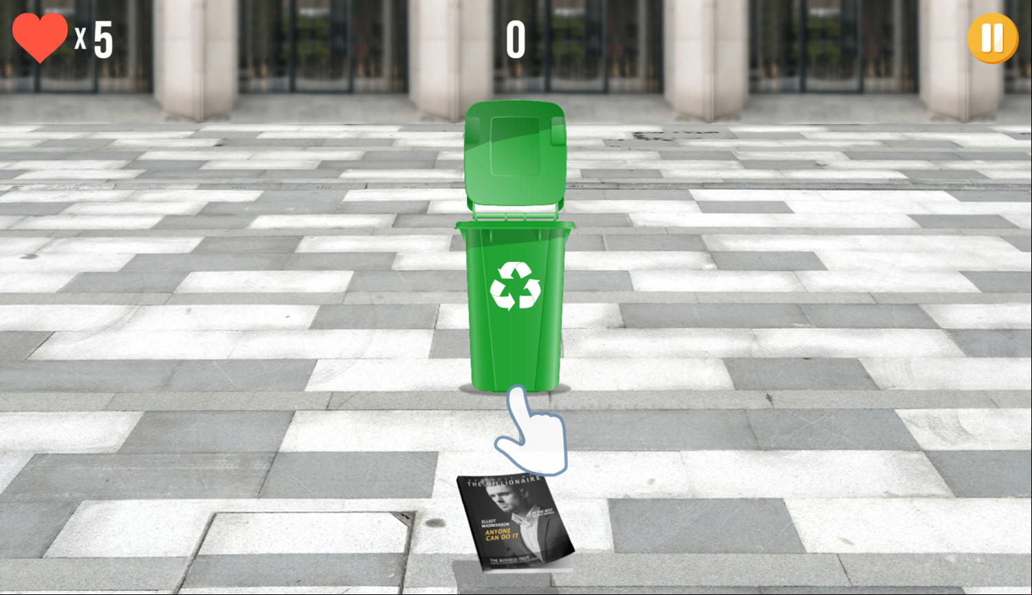 Recycling Hero Game How To Play Screenshot.