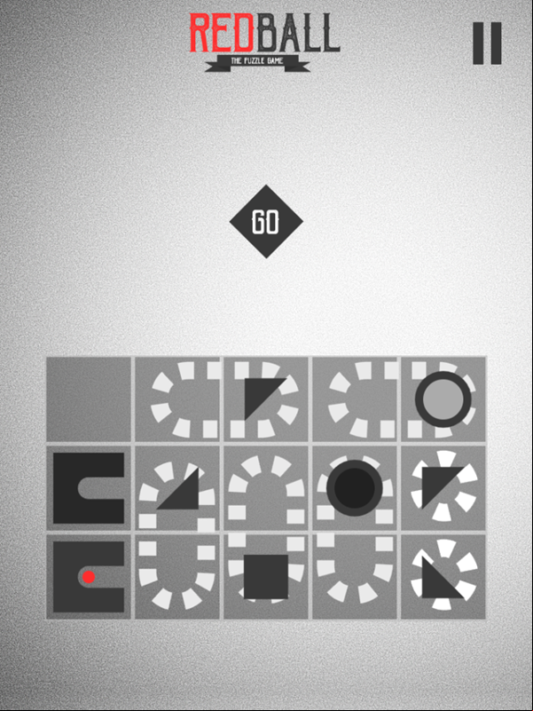 Red Ball Game Level Progress Screenshot.