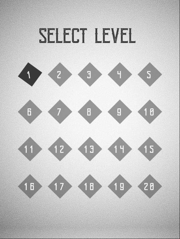 Red Ball Game Select Level Screenshot.