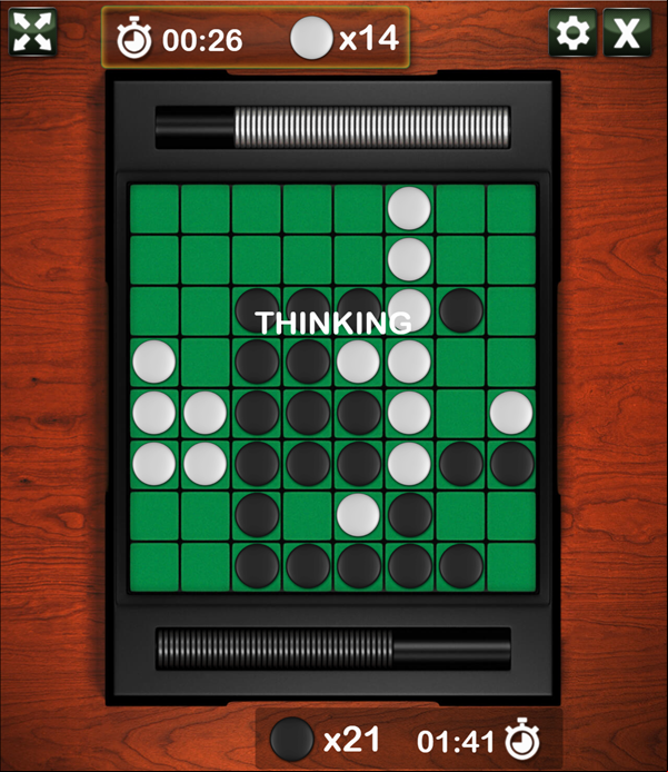 Reversi Game Screenshot.