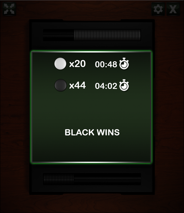 Reversi You Win Screenshot.