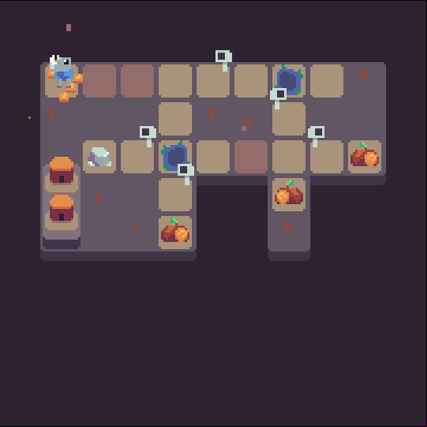 Rhino Express Game Final Level Items Placed Screenshot.