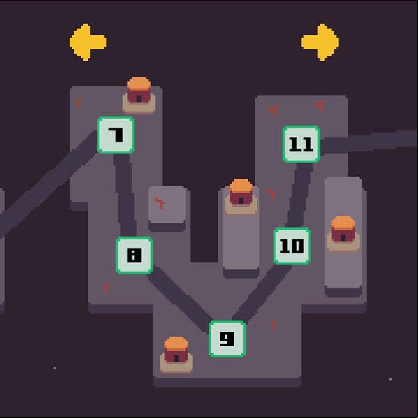 Rhino Express Game Second Map Screen Screenshot.