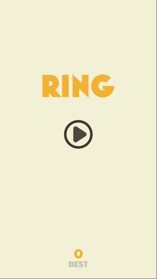Ring Game Welcome Screen Screenshot.