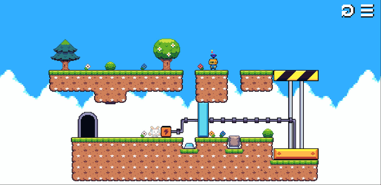 Roboduo Game Two Switch Level Beat Screenshot.