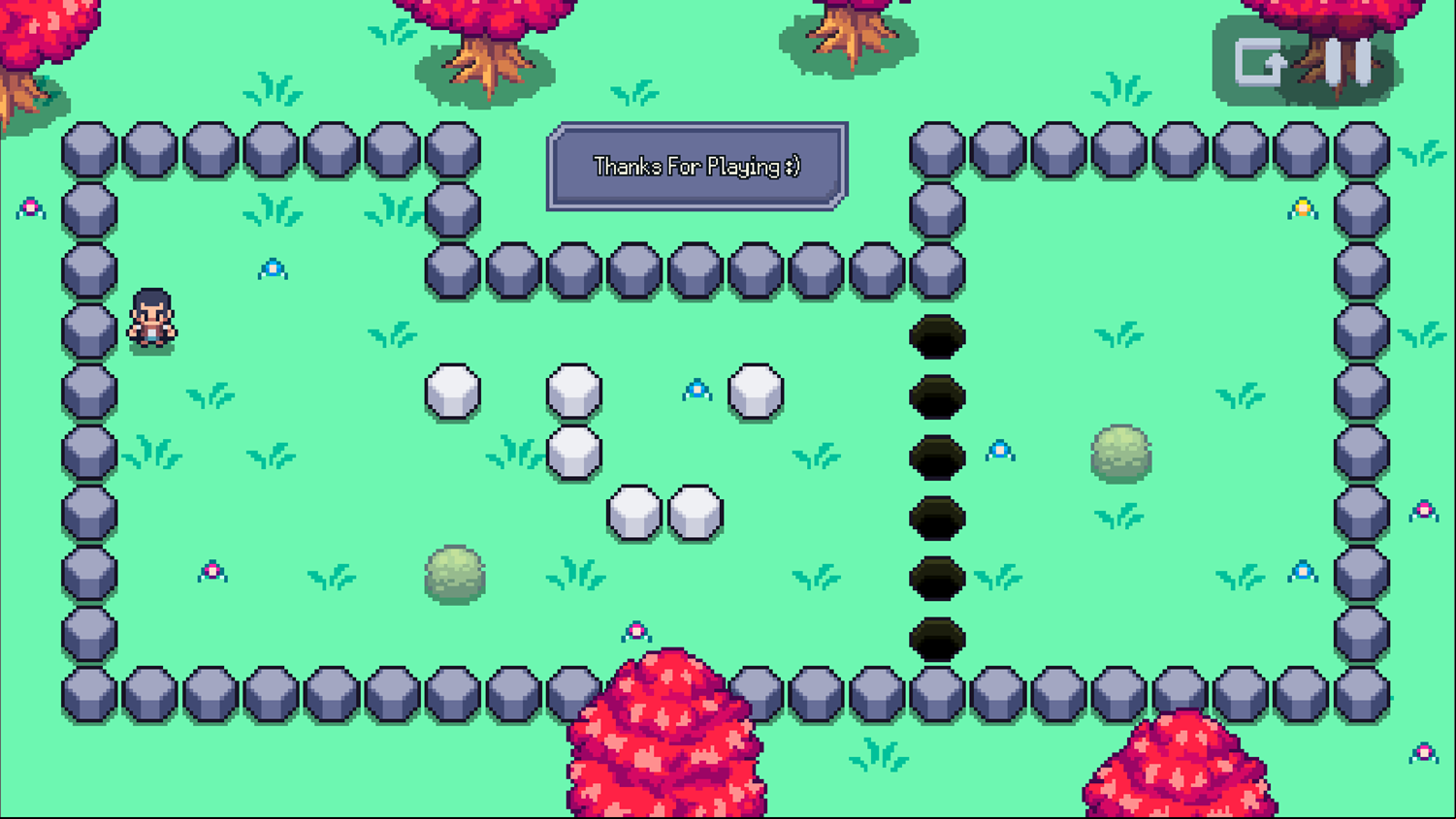 Rock Roll Puzzle Game Complete Screen Screenshot.