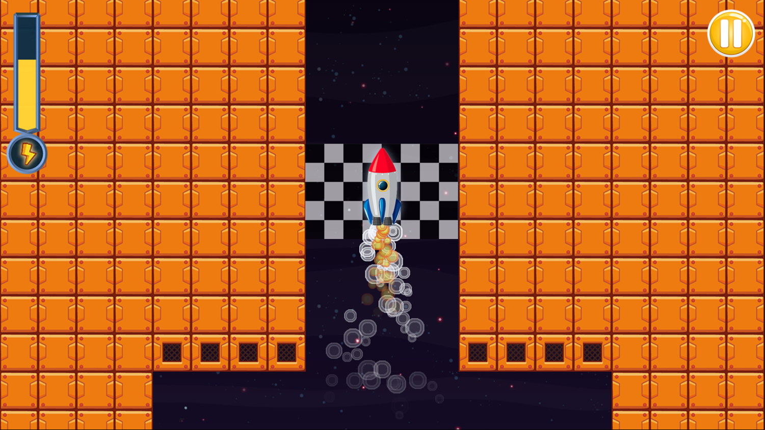 Rocket Balance Game Level Complete Screenshot.