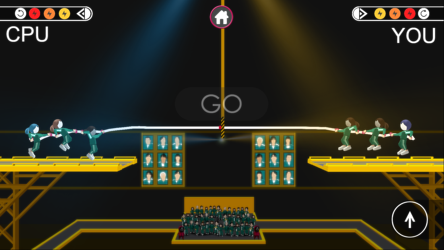 Rope Challenge Game Round Start Screenshot.