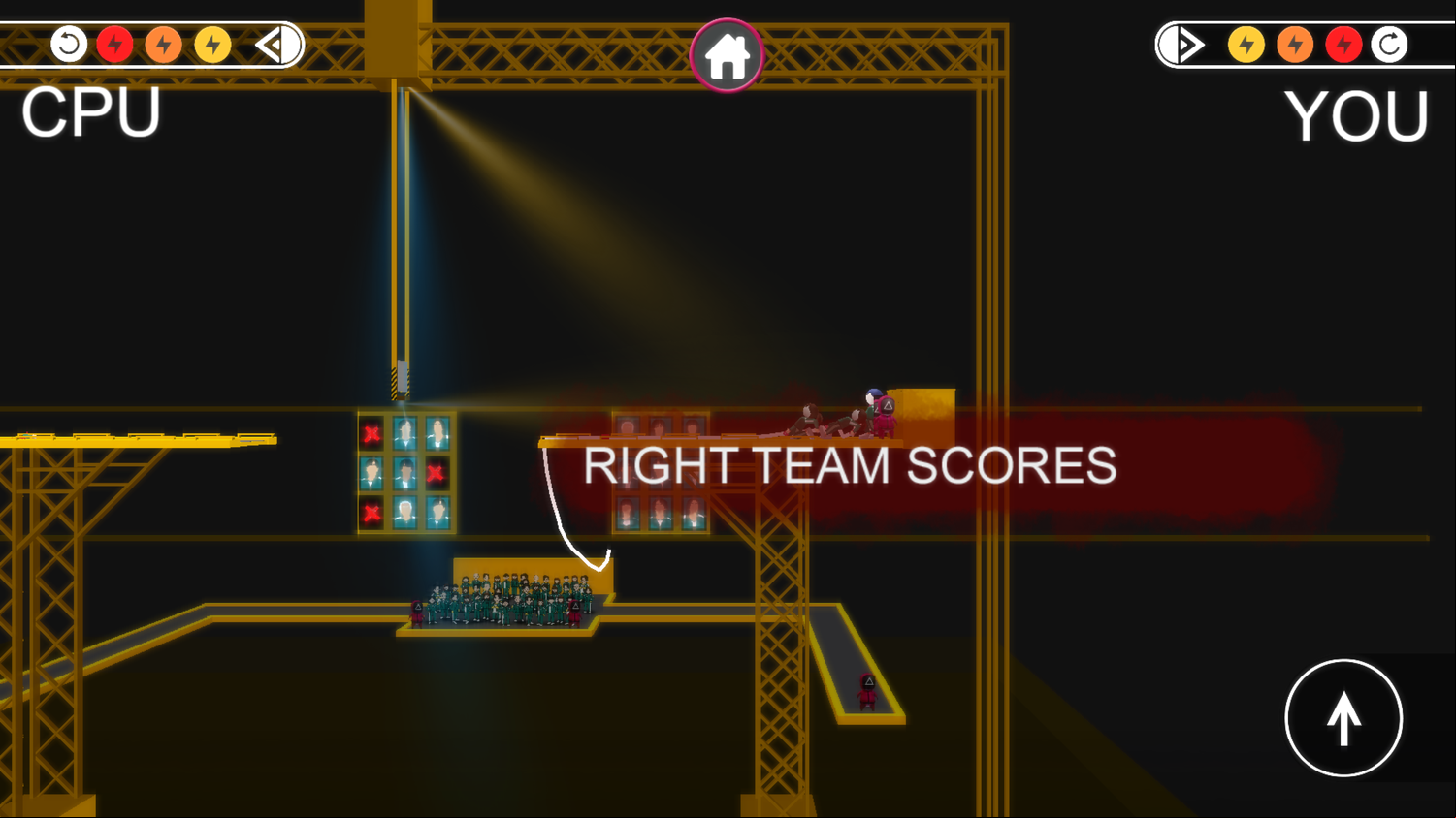 Rope Challenge Game Round Win Screenshot.