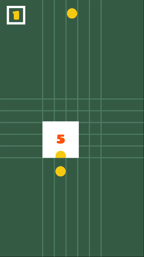 Rotating Cube Game Play Screenshot.