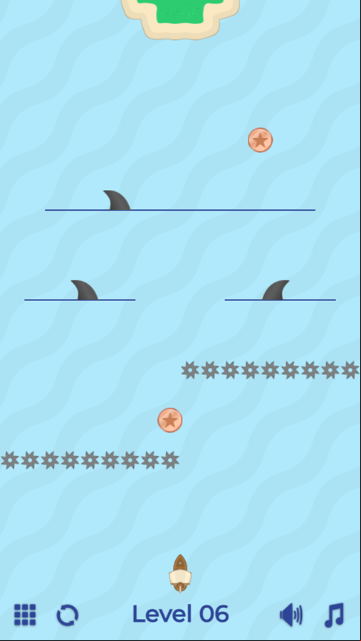 Route to the Beach Game Next Level Screenshot.