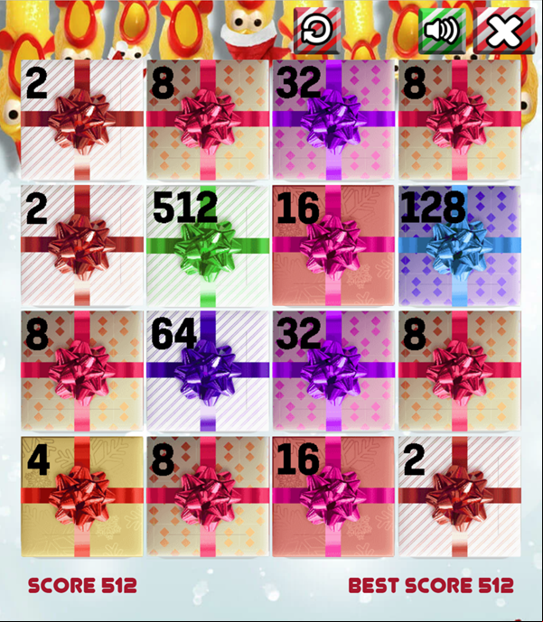 Rubber Chicken Present Puzzle Gameplay Screenshot.