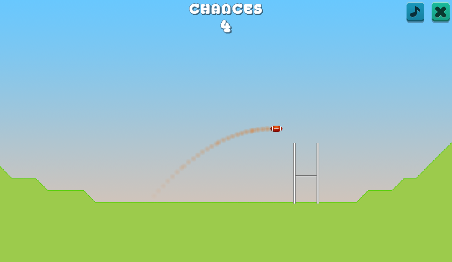 Rugby Challenge Game Level Play Screenshot.