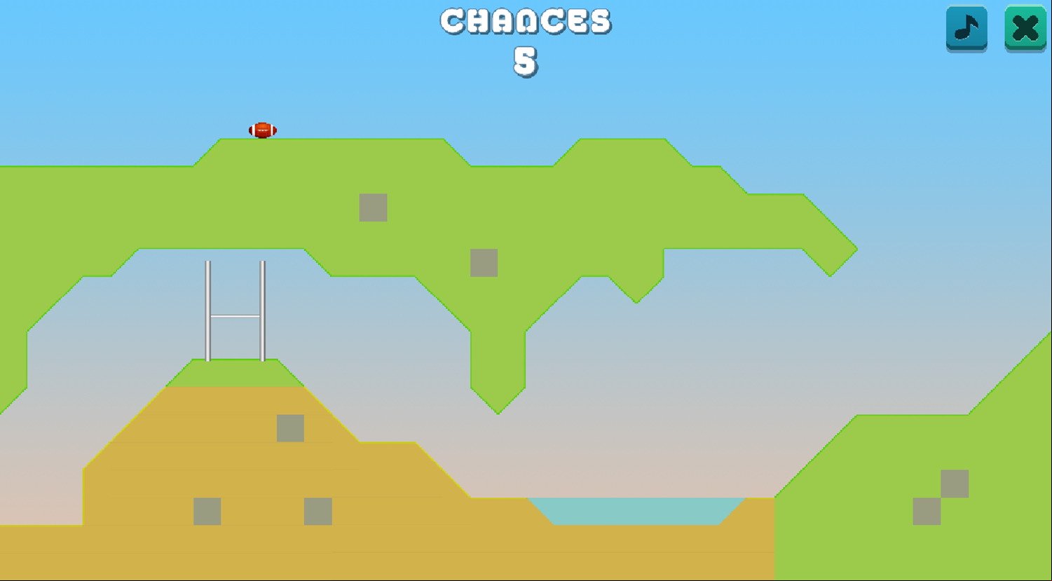 Rugby Challenge Game Level Progress Screenshot.
