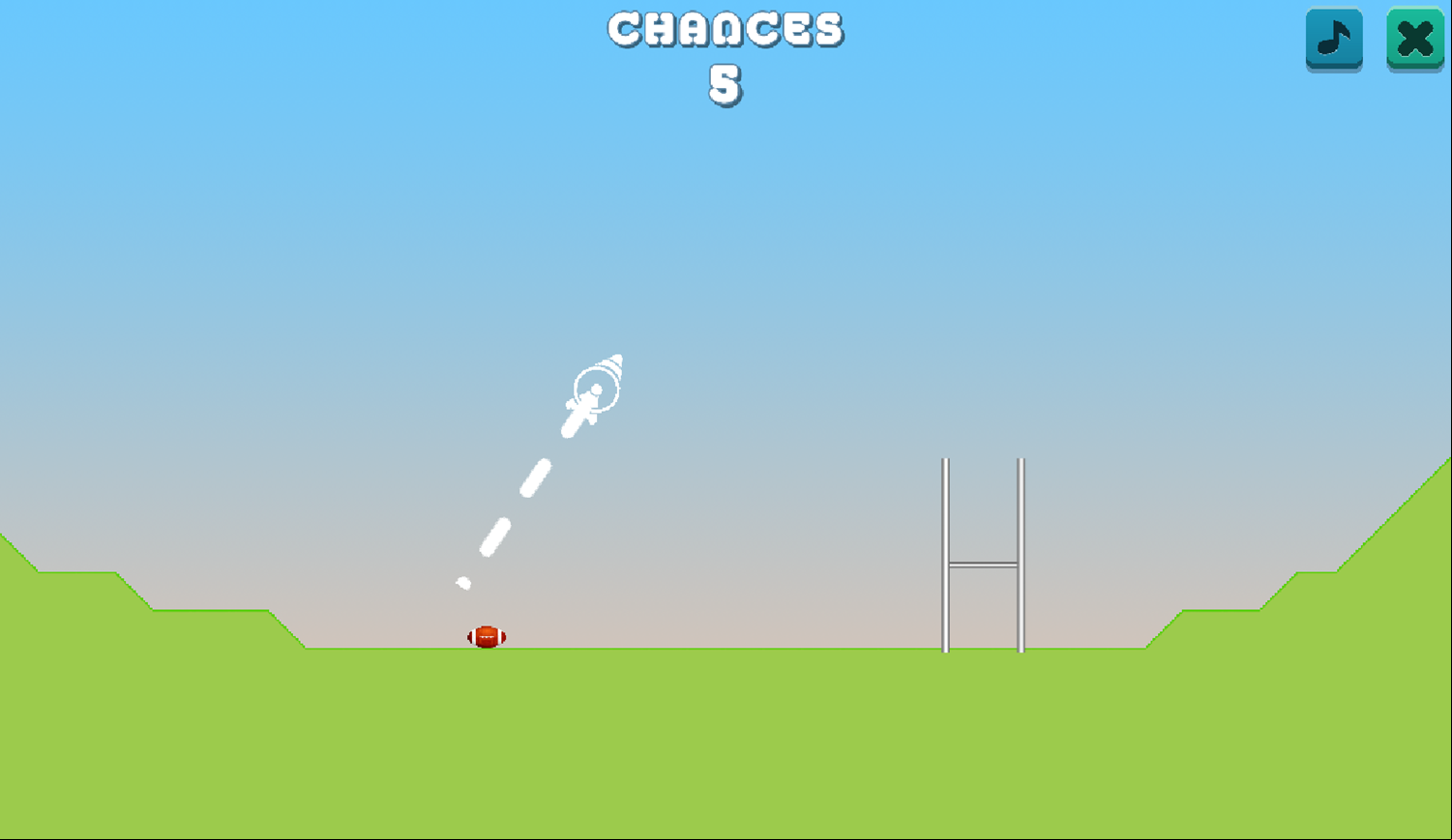 Rugby Challenge Game Level Start Screenshot.