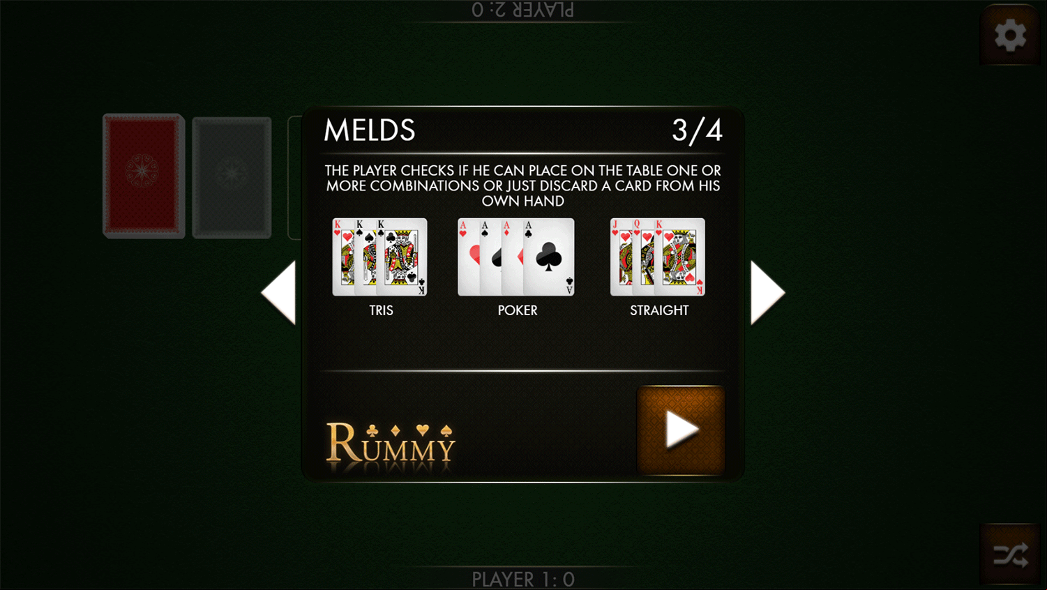 Rummy Game Play Tips Screenshot.