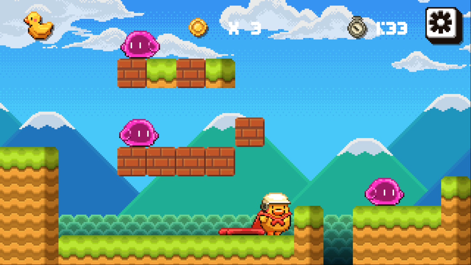Run Run Duck Game Level Progress Screenshot.