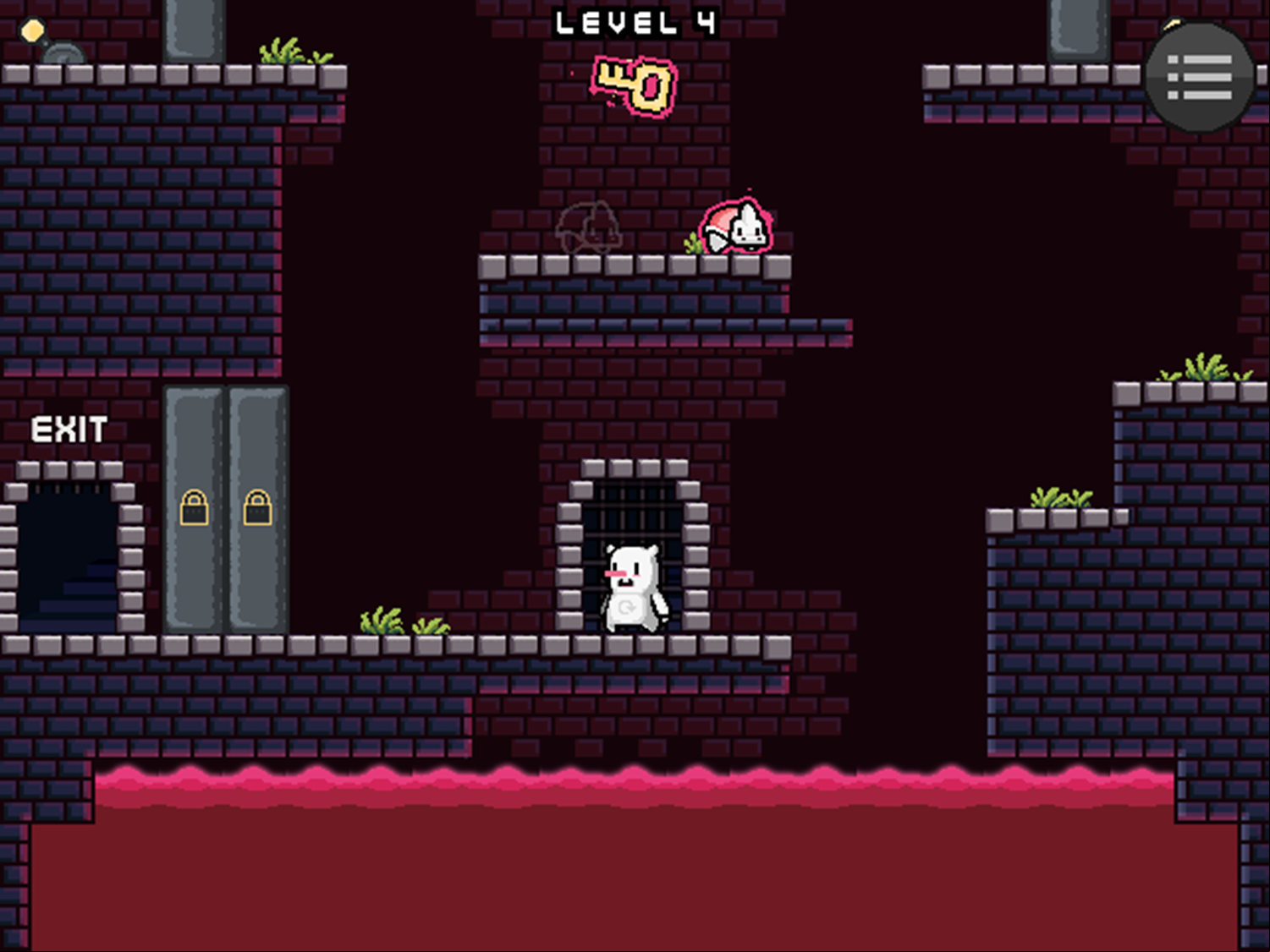 Rupert Reset Game Double Locked Gate Screenshot.