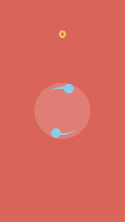 Rush Blocks Game Start Screenshot.