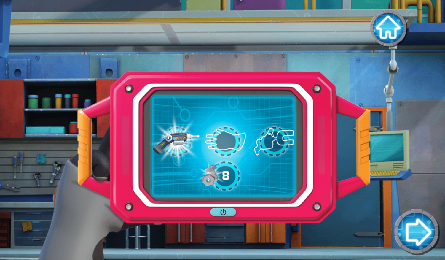 Rusty Rivets Scavenger Hunt Game Get Gadget Screenshot.