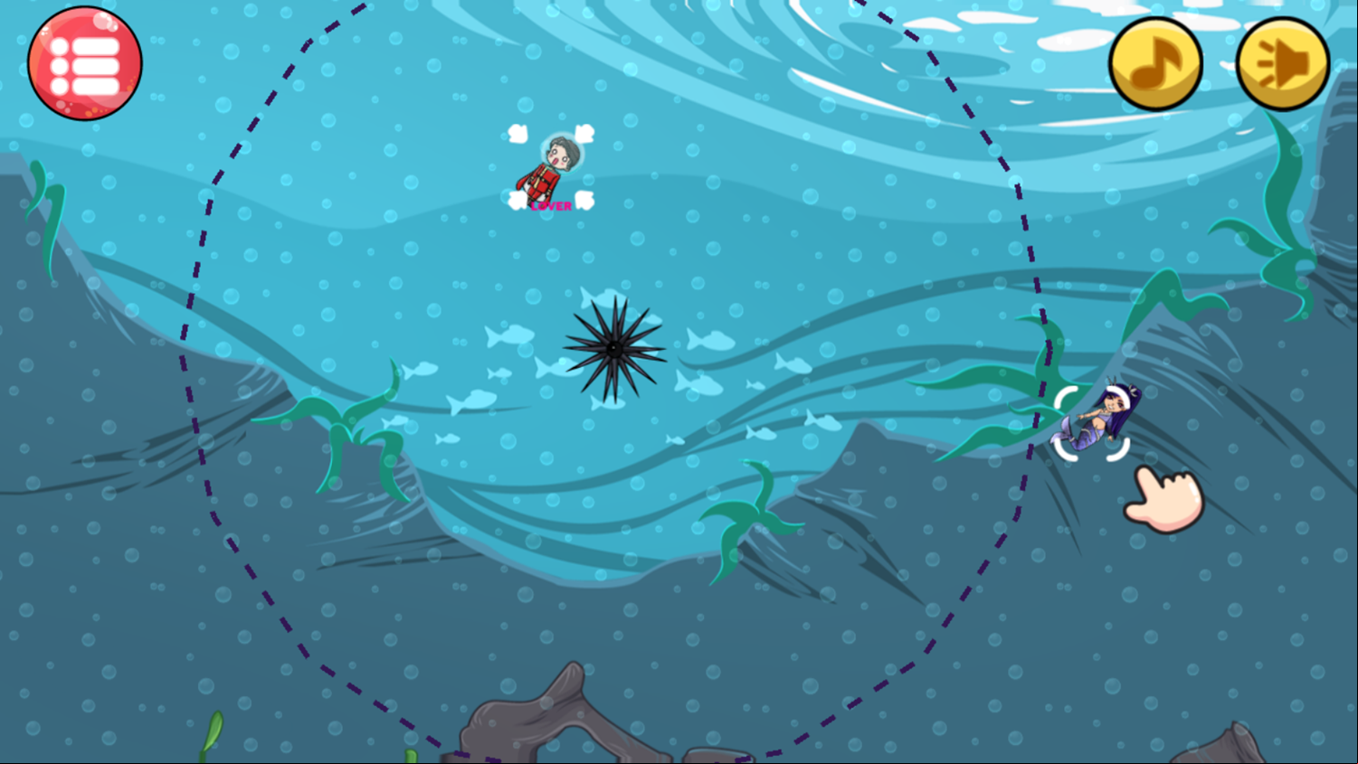 Save The Prince Game Level Start Screenshot.