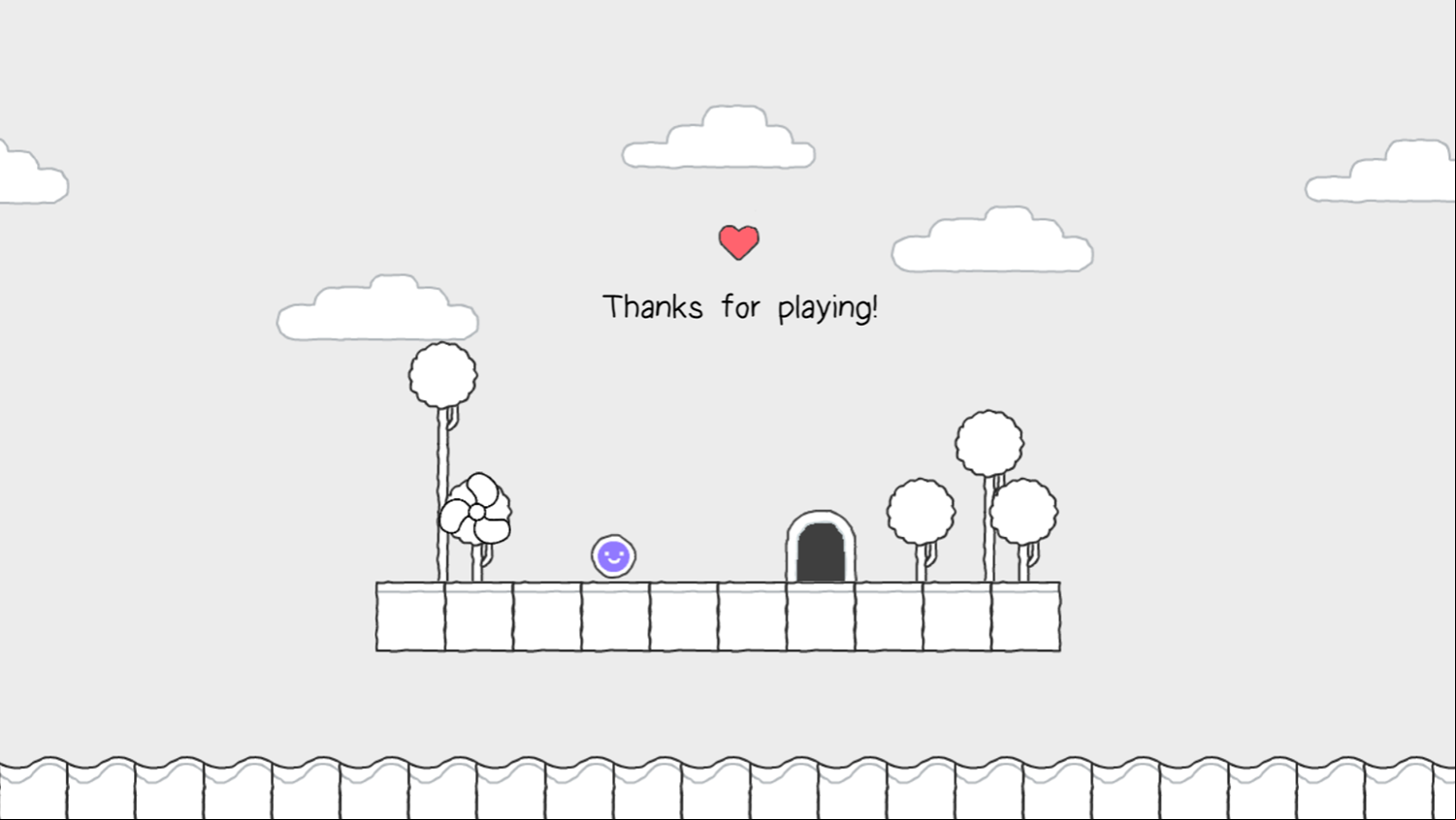 Scribble World Physics Puzzle Game Complete Screen Screenshot.