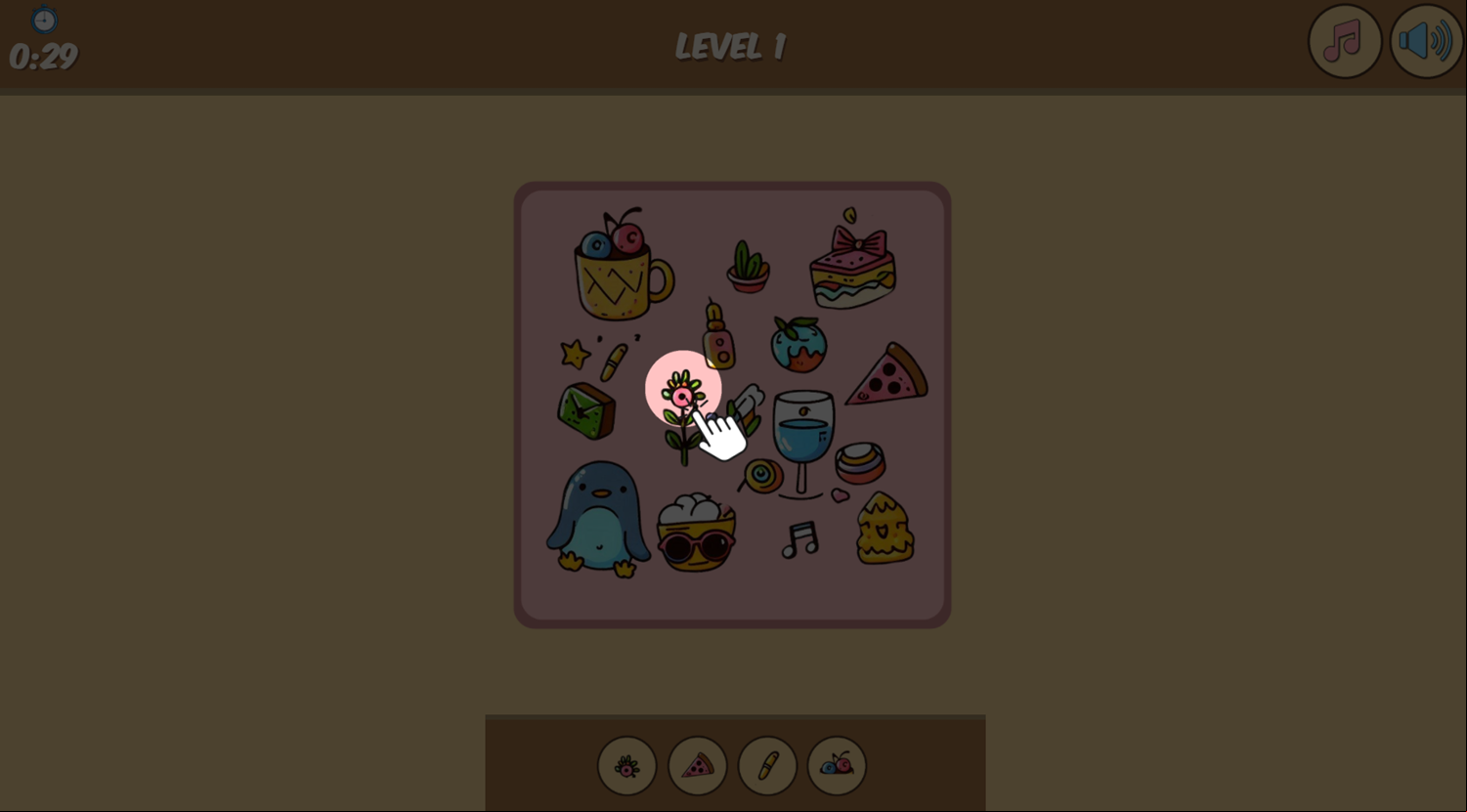 Seek and Find Game How To Play Screenshot.