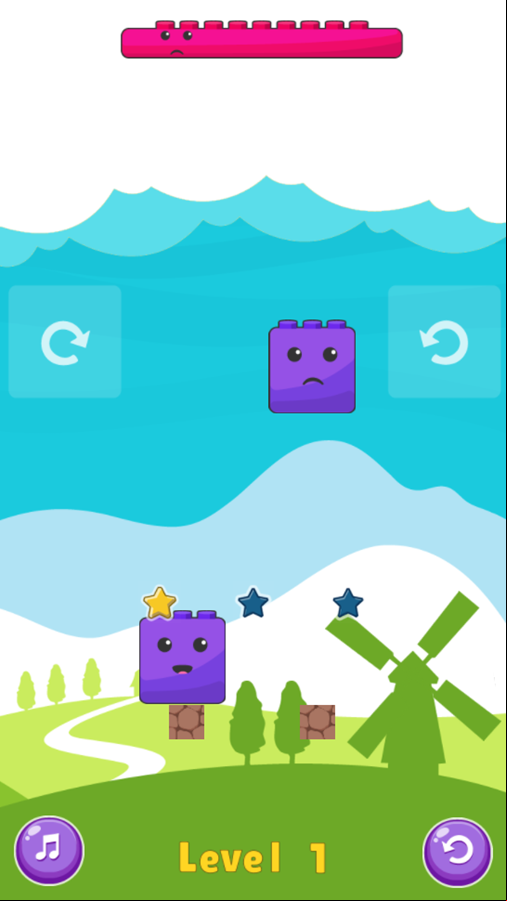 Shape Balance 2 Game Level Start Screenshot.