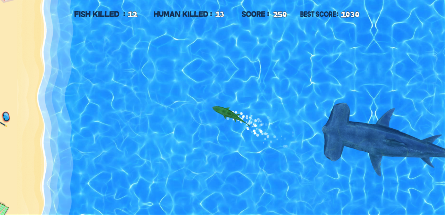 Shark.io Getting Chased Screenshot.