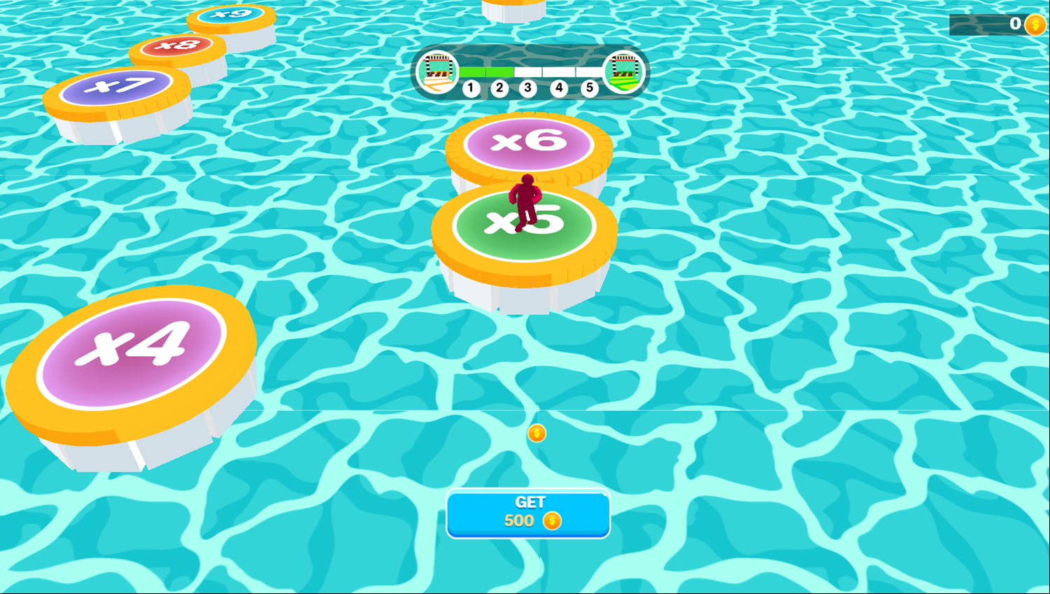 Shortcut Race Game Bonus Points Screenshot.