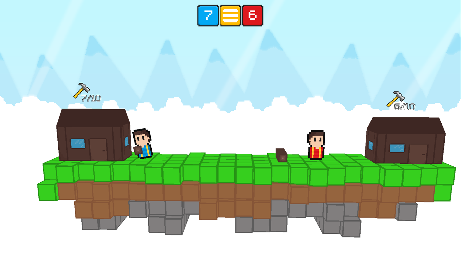 Sky Bros Game Build Play Screenshot.