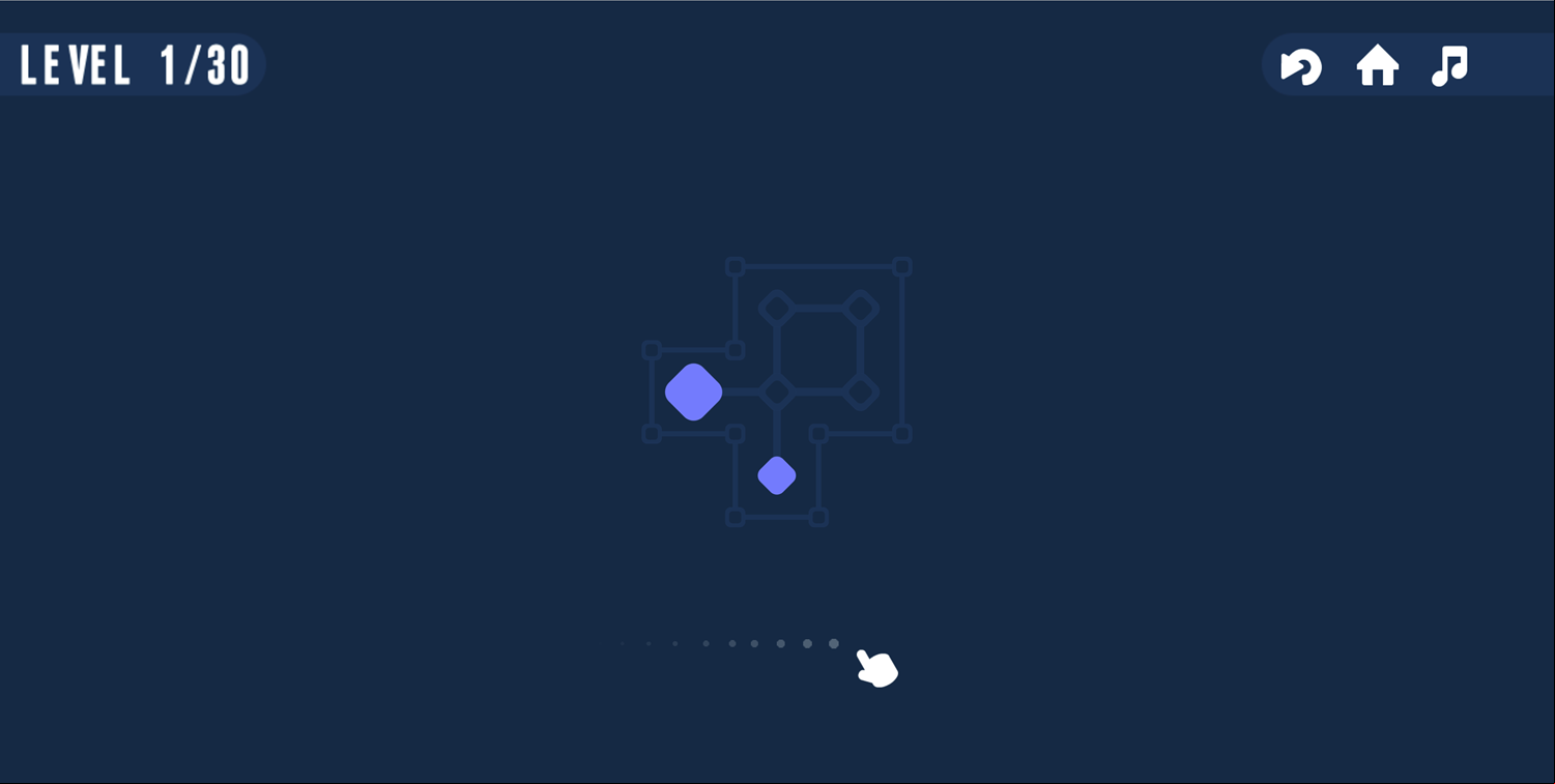 Slide Path Game How to Play Screen Screenshot.
