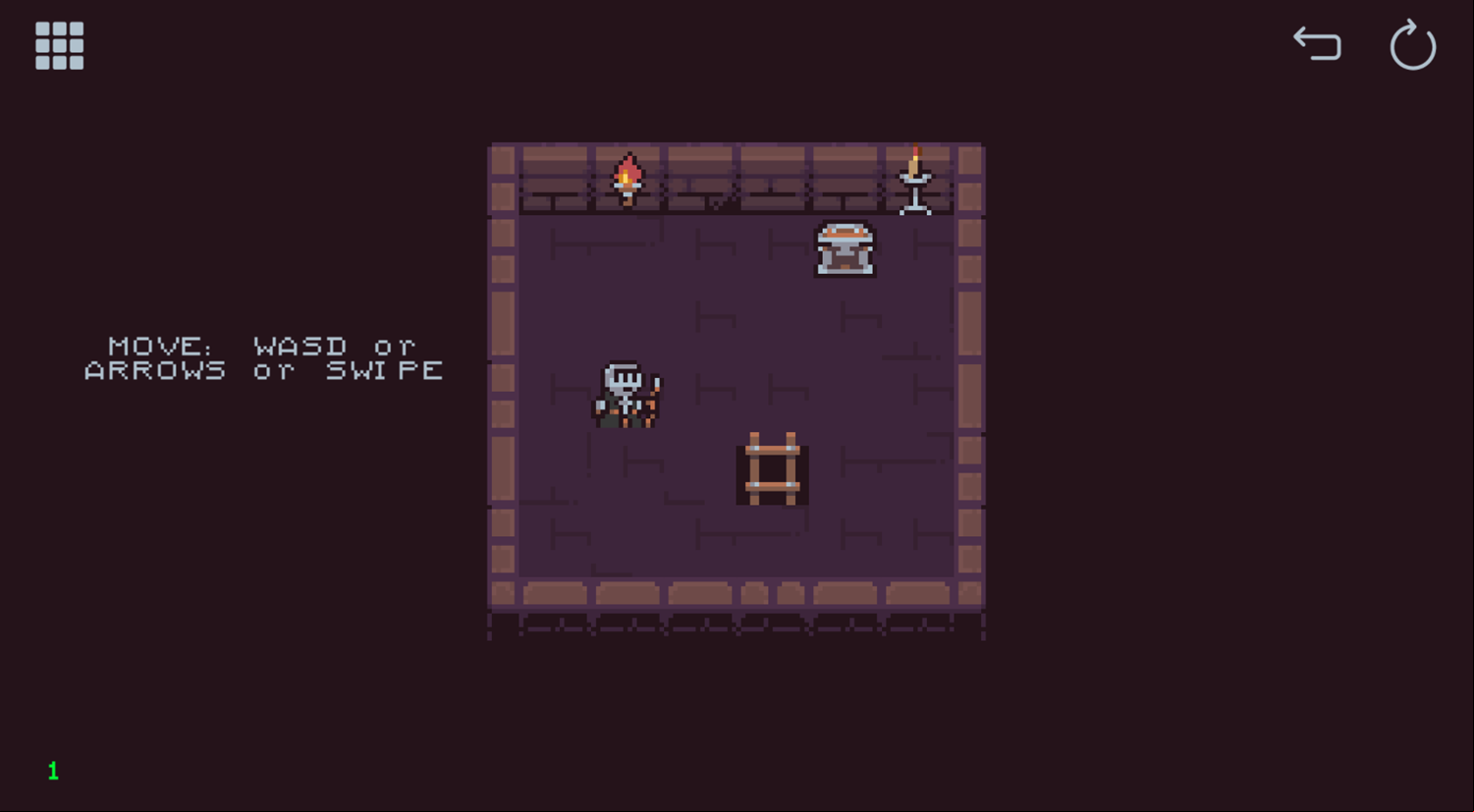 Slidungeon 2 Game How To Play Screenshot.