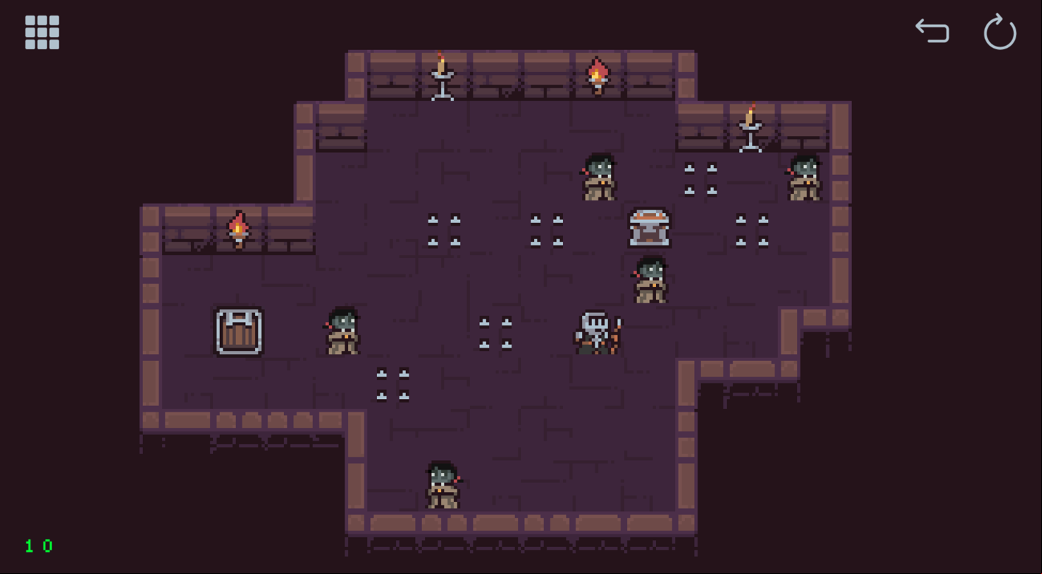 Slidungeon 2 Game Level Progress Screenshot.