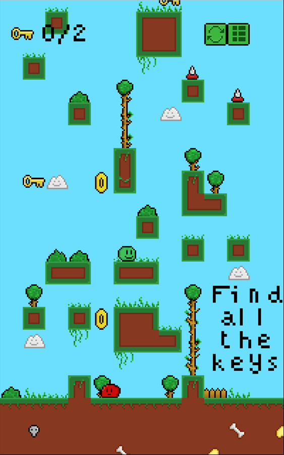 Slime Game Collect Keys Screenshot.