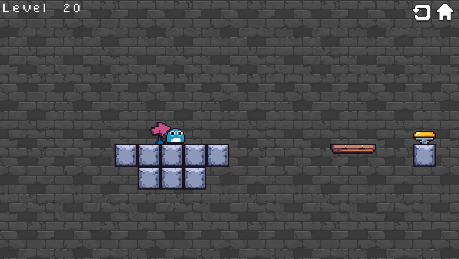 Slime Quest Game Final Level Screenshot.