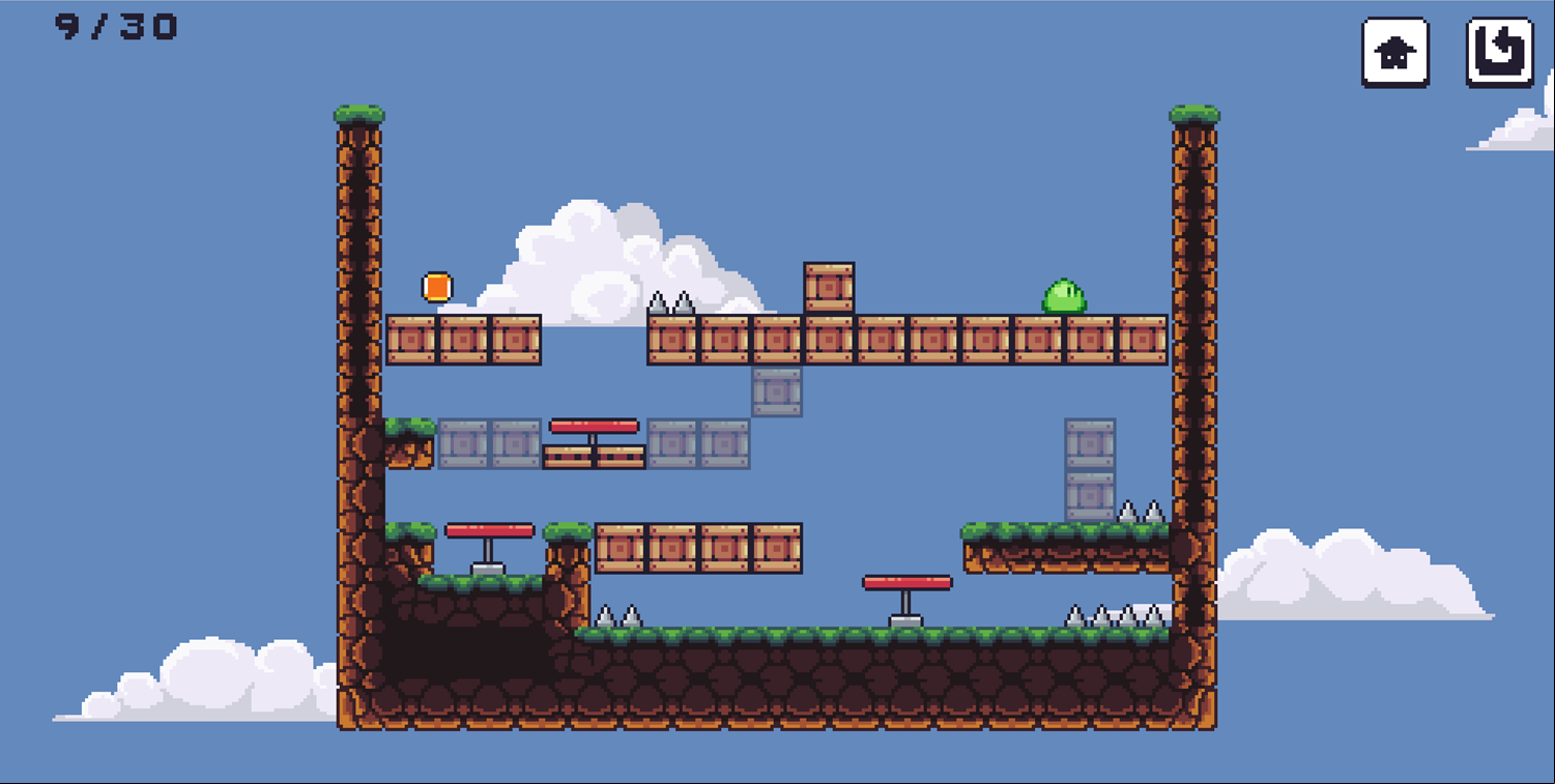 Slime Switch Game Screenshot.