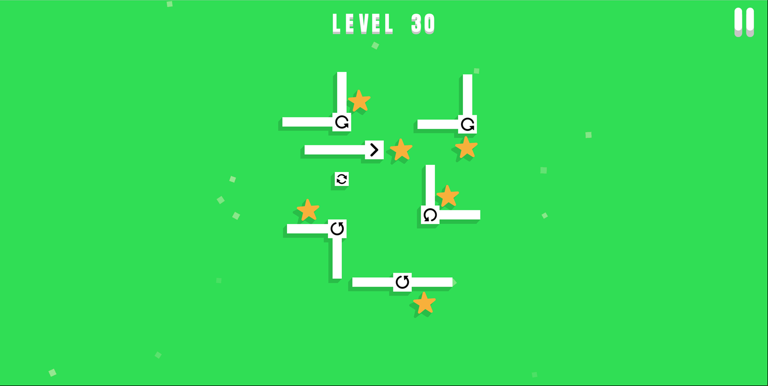 Smart Turn Game Final Level Screenshot.