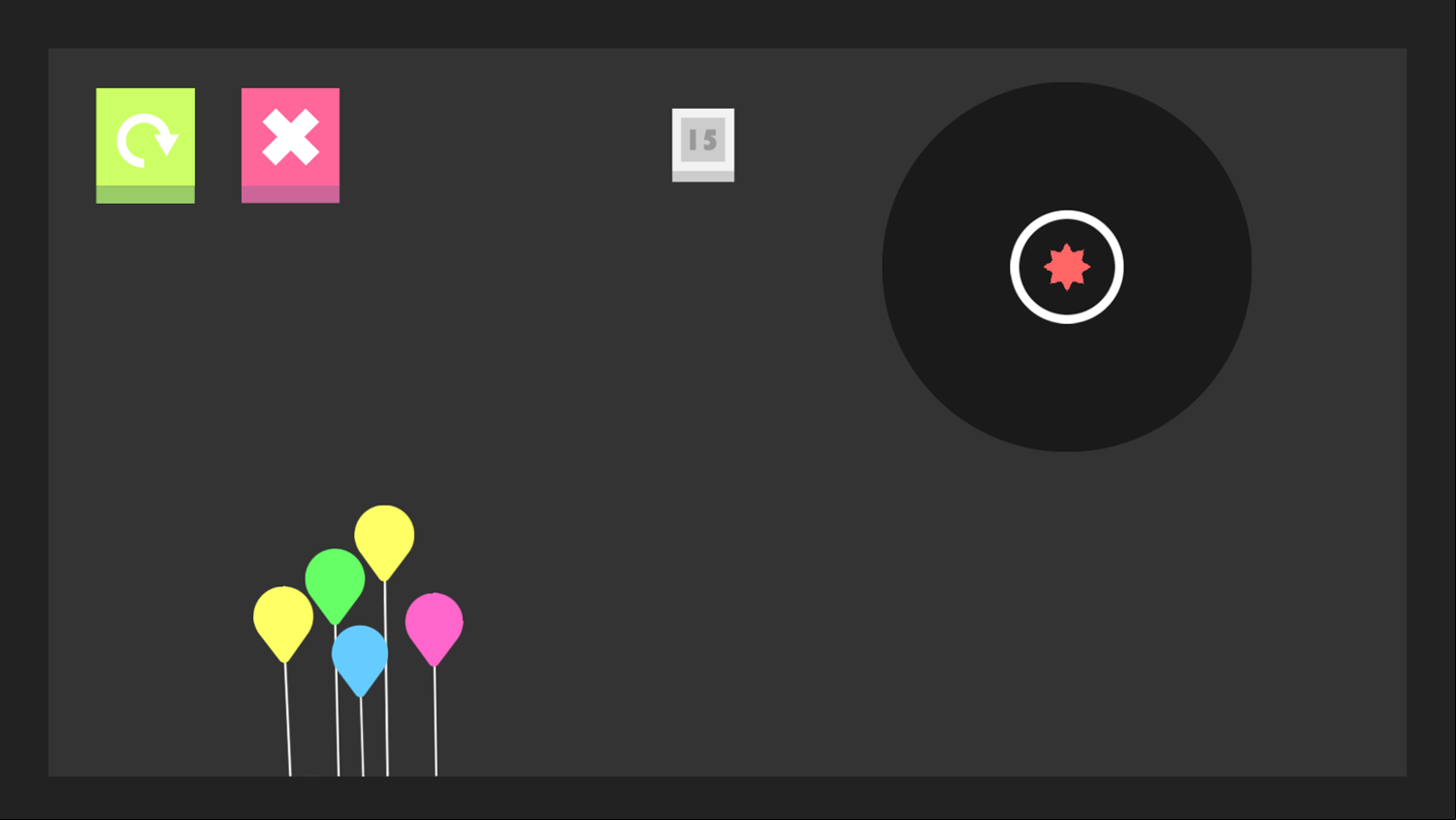 Smasher Ball Game Start Screenshot.