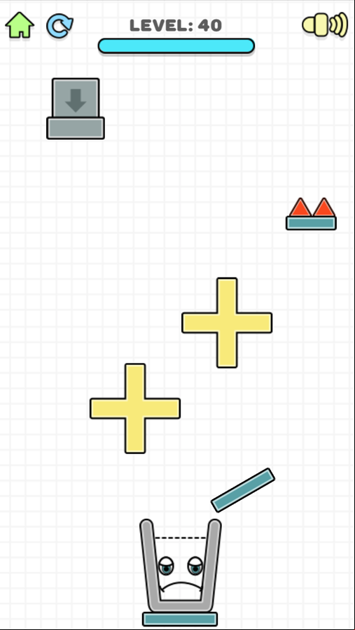 Smiling Glass 2 Game Final Level Screenshot.