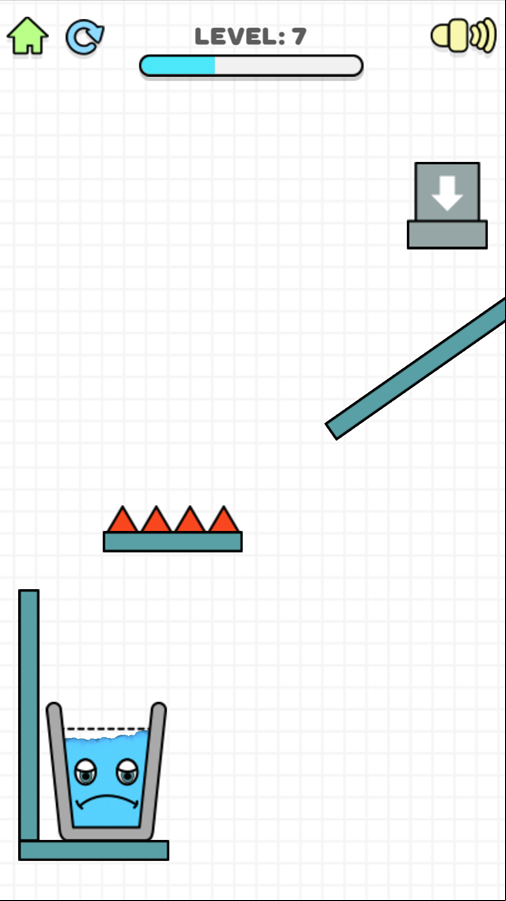 Smiling Glass Game Screenshot.