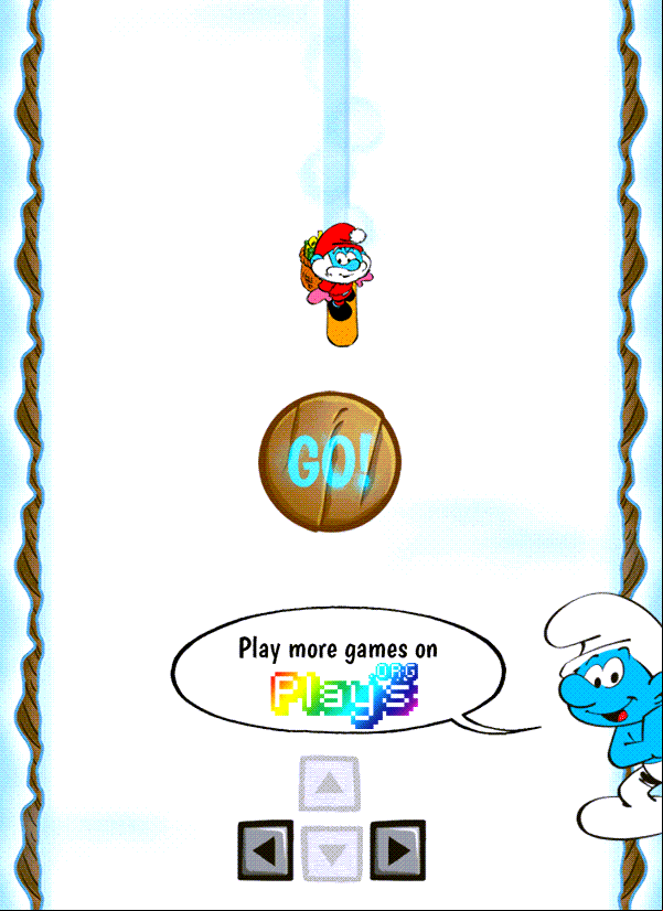 Smurfy Snowboard How To Play Screenshot.
