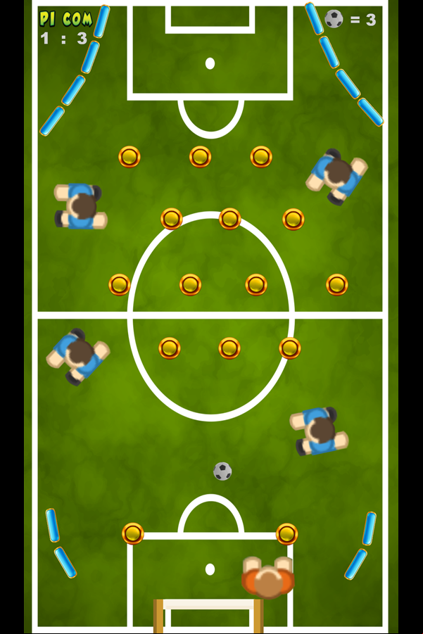 Soccer Pinball 3 Game Screenshot.