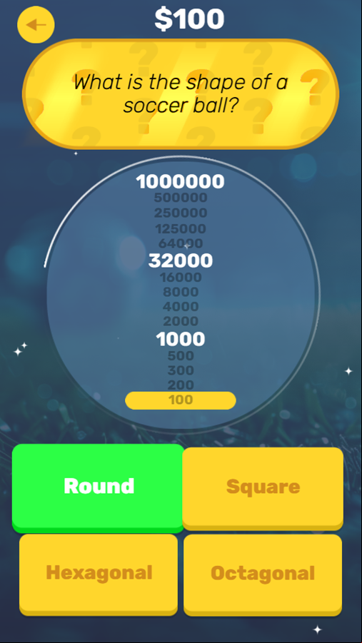 Soccer Quiz Game Right Answer Screenshot.